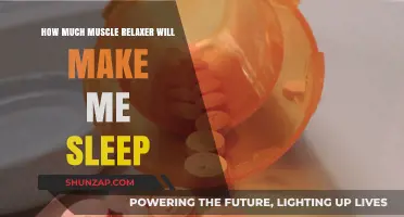 Muscle Relaxers and Sleep: Finding the Right Dosage for Rest
