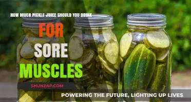 Soothe Sore Muscles: Optimal Pickle Juice Dosage for Recovery