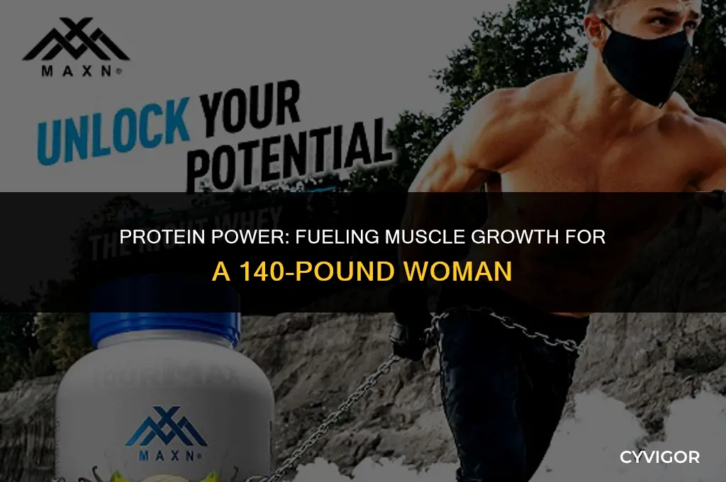 how much protein for 140 lb female to build muscle