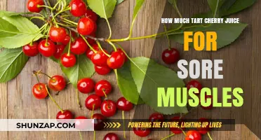 Soothe Sore Muscles: Optimal Tart Cherry Juice Dosage Guide