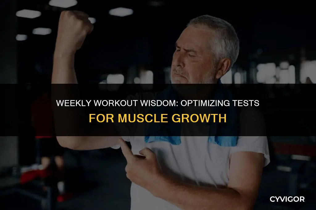 how much test a week to build muscle