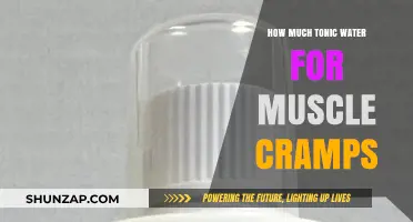 Relieving Muscle Cramps: The Optimal Tonic Water Dosage