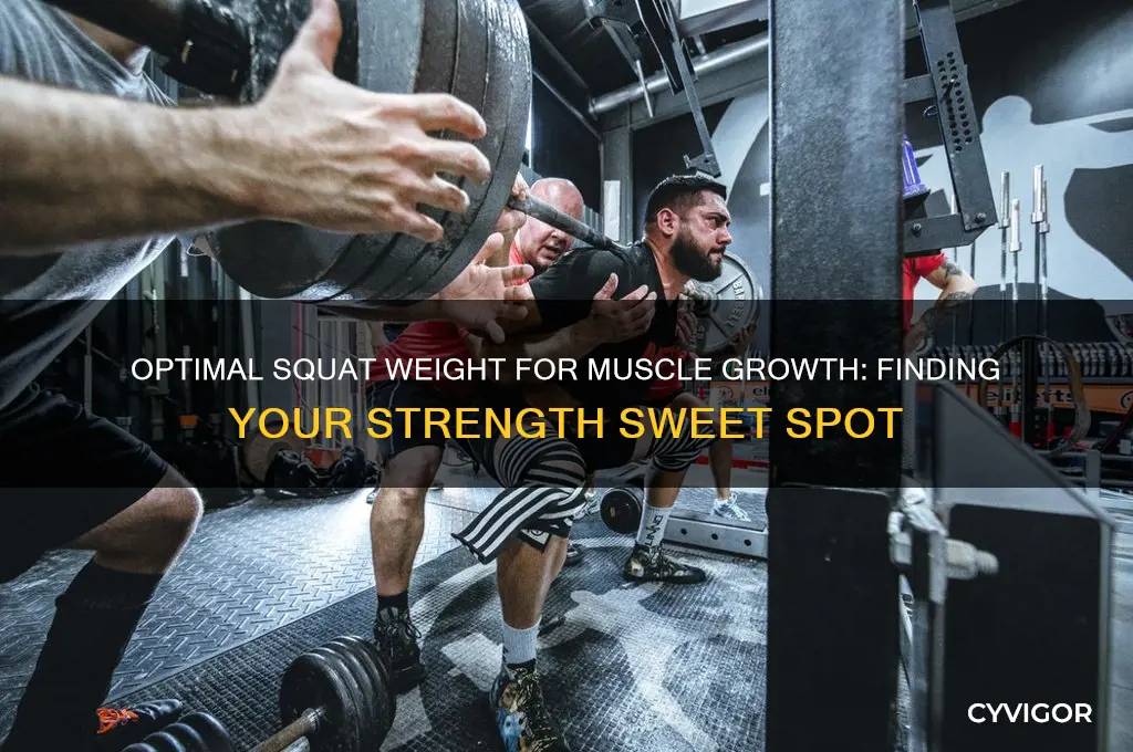 how much weight should i squat to gain muscle