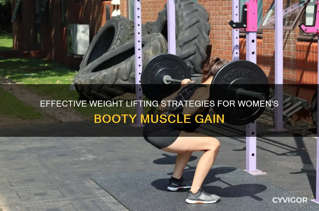 how much weight to lift for muscle gain women booty