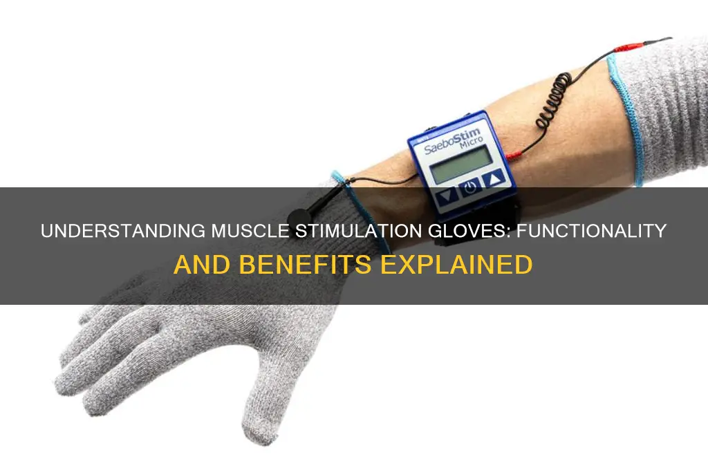 how muscle stimulation glove works