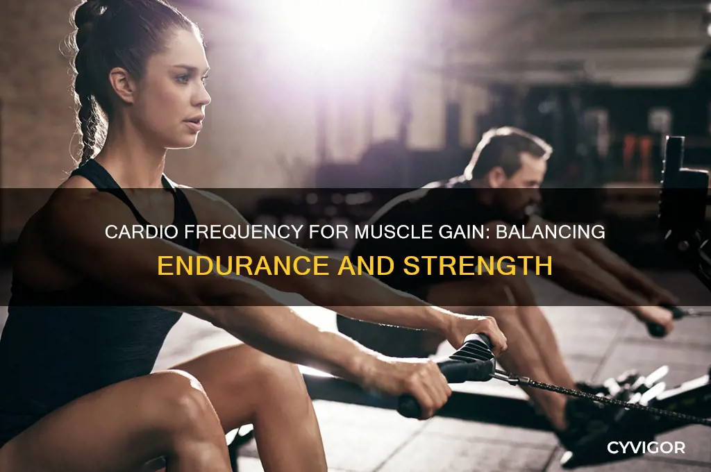 how often should i do cardio to gain muscle