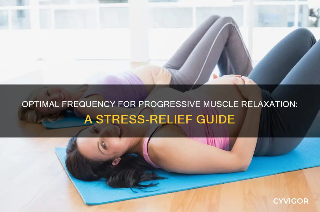 how often should you do progressive muscle relaxation