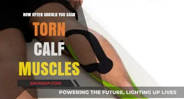 Optimal Recovery: How Often to Soak Torn Calf Muscles for Effective Healing