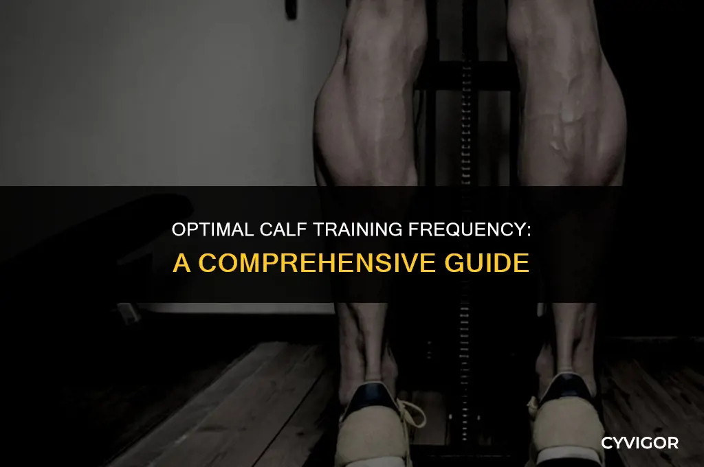how often should you train calf muscles