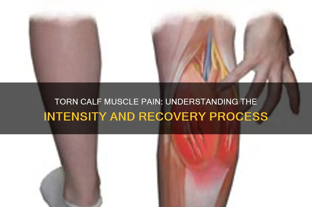how painful is a torn calf muscle