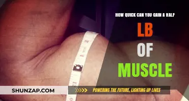 Rapid Muscle Growth: Gaining Half a Pound of Muscle Fast