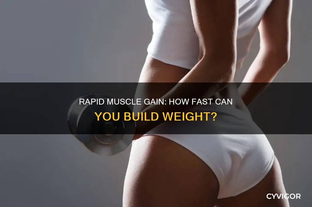 how quickly can you gain muscle weight