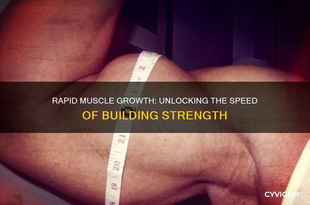 how quickly is muscle mass gained