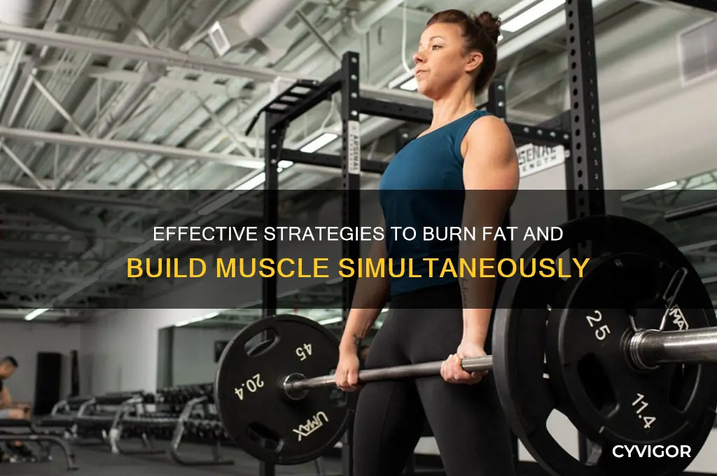 how reduce body fat and gain muscle