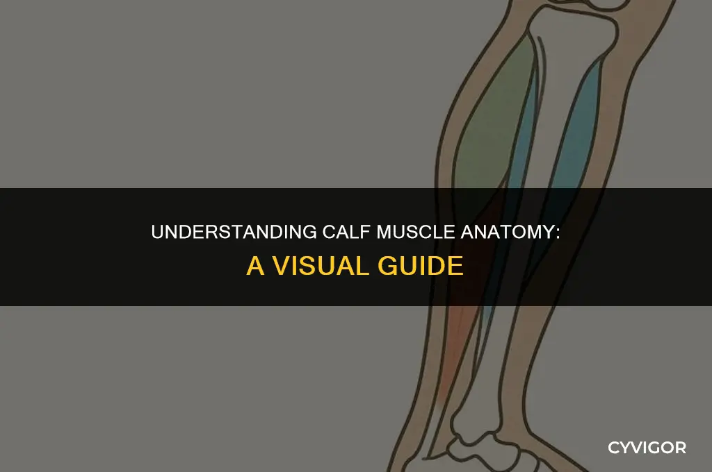 how should the calf muscle look