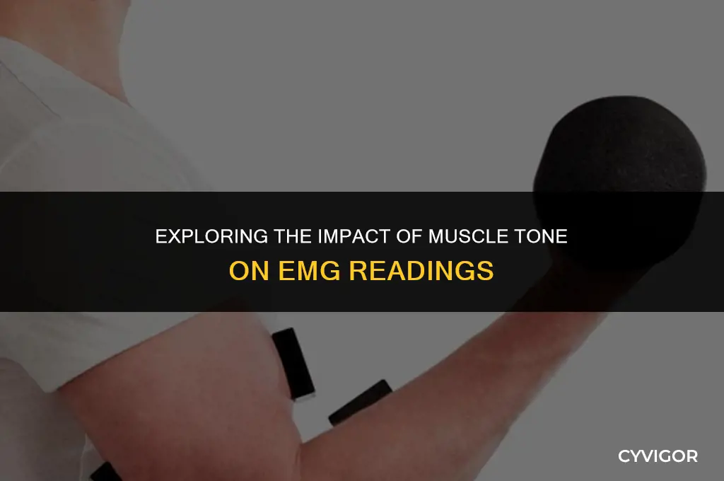 how the phenomenon of muscle tone affect emg reading
