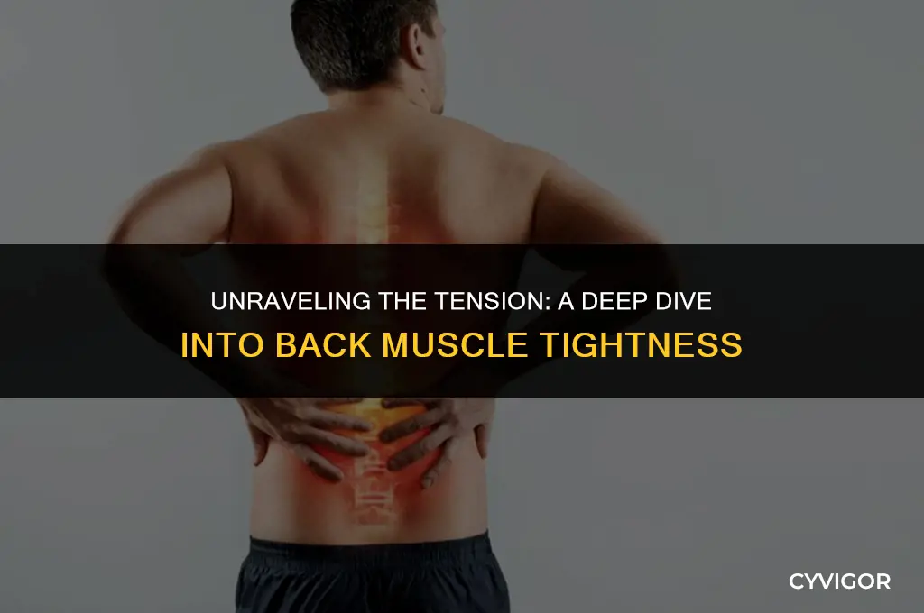 how tight are the muscles in your back