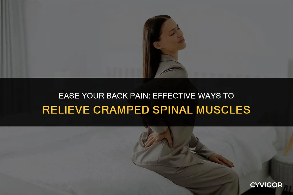 how to alleviate cramped spinal muscle