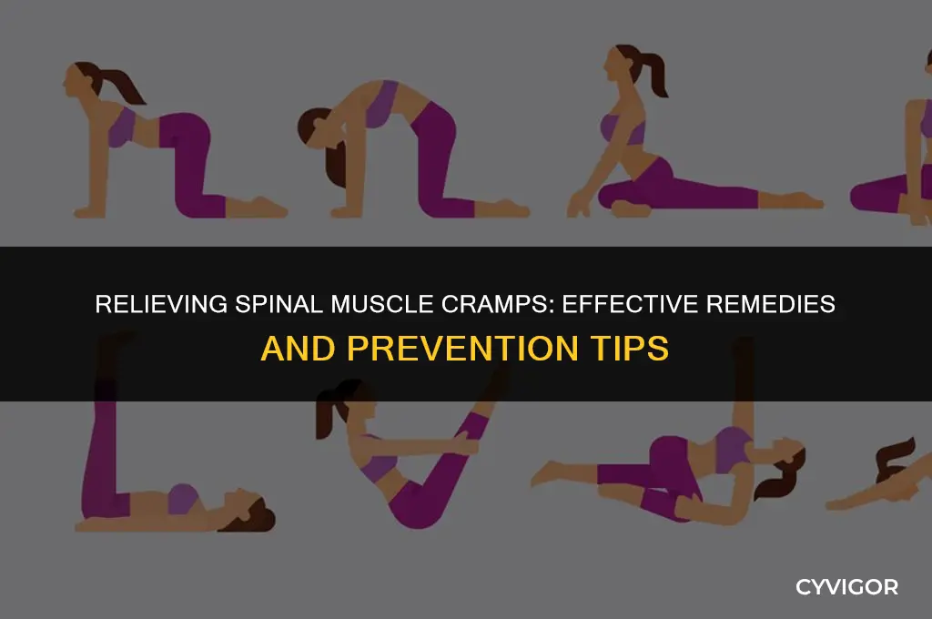 how to alleviate cramps spinal muscle