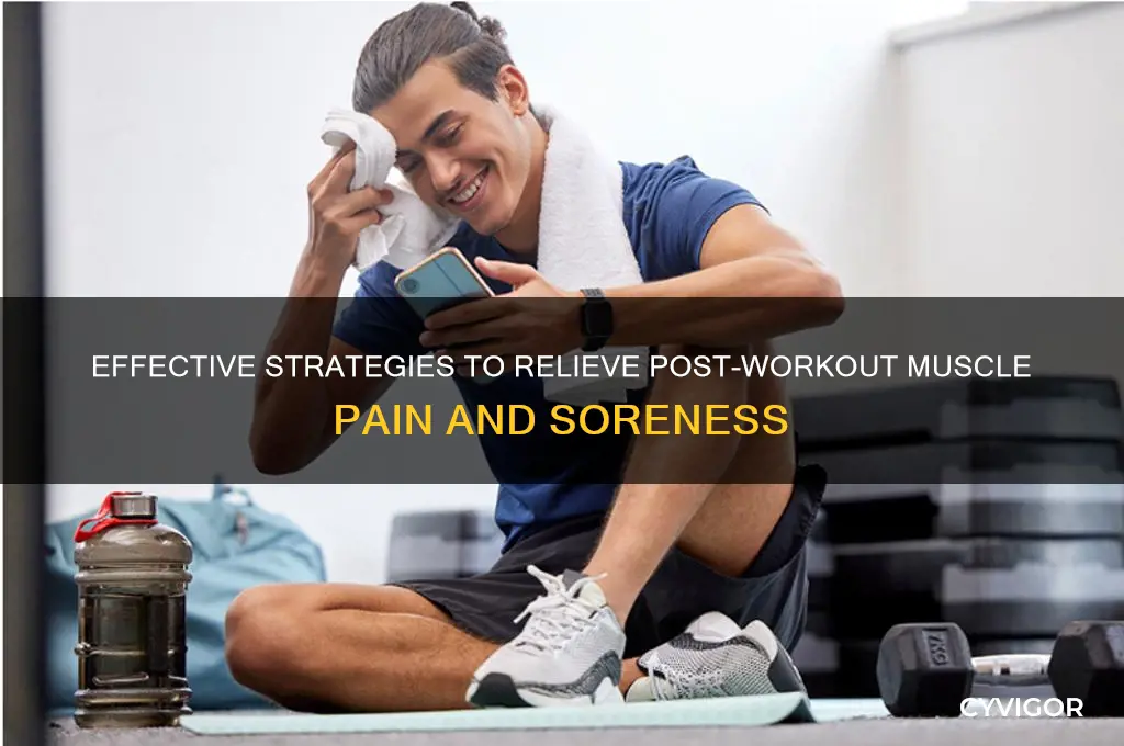 how to alleviate muscle pain from working out