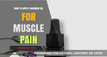 Soothing Muscle Pain: Effective Lavender Oil Application Techniques Revealed