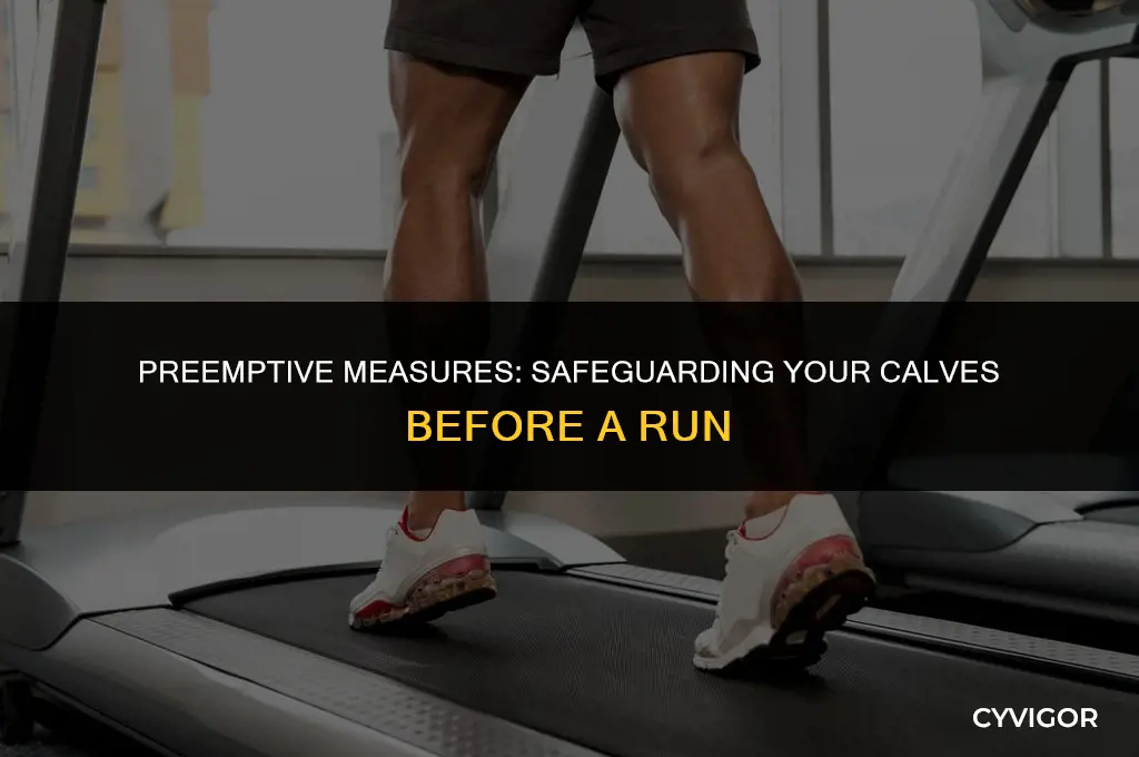 how to avoid calf muscle strain before running
