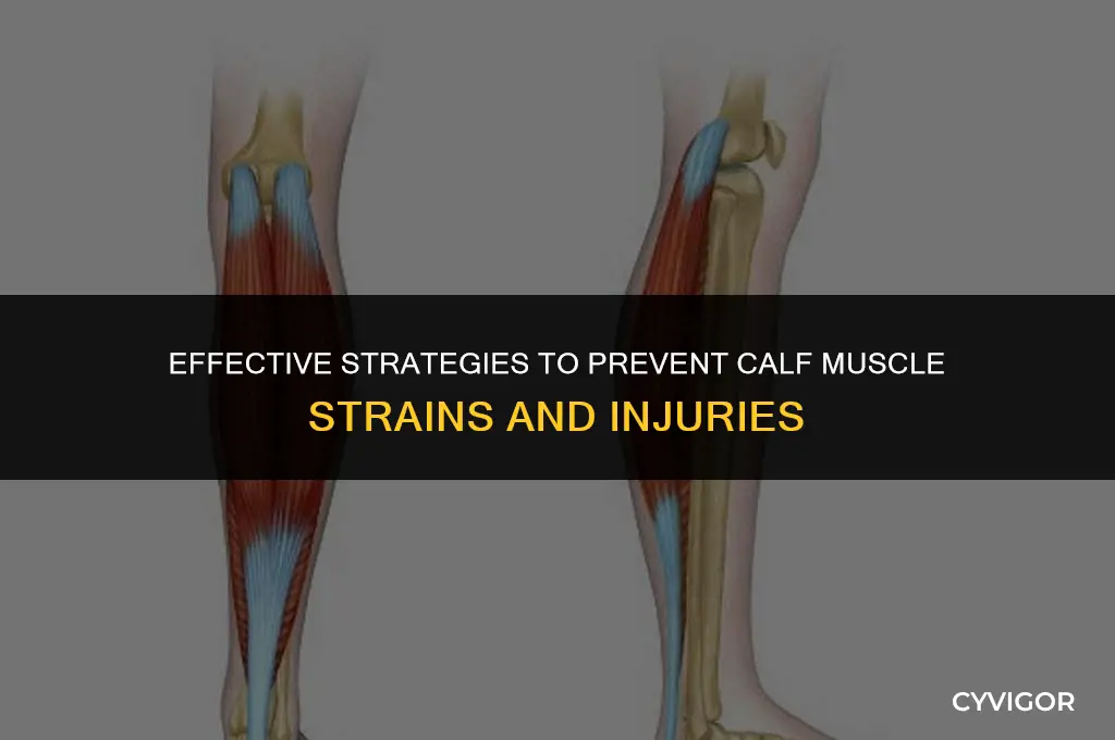how to avoid calf muscles