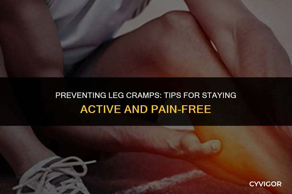 how to avoid getting leg cramps