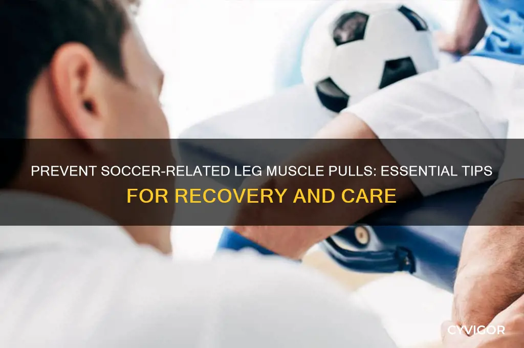 how to avoid leg muscle pulling after playing soccer