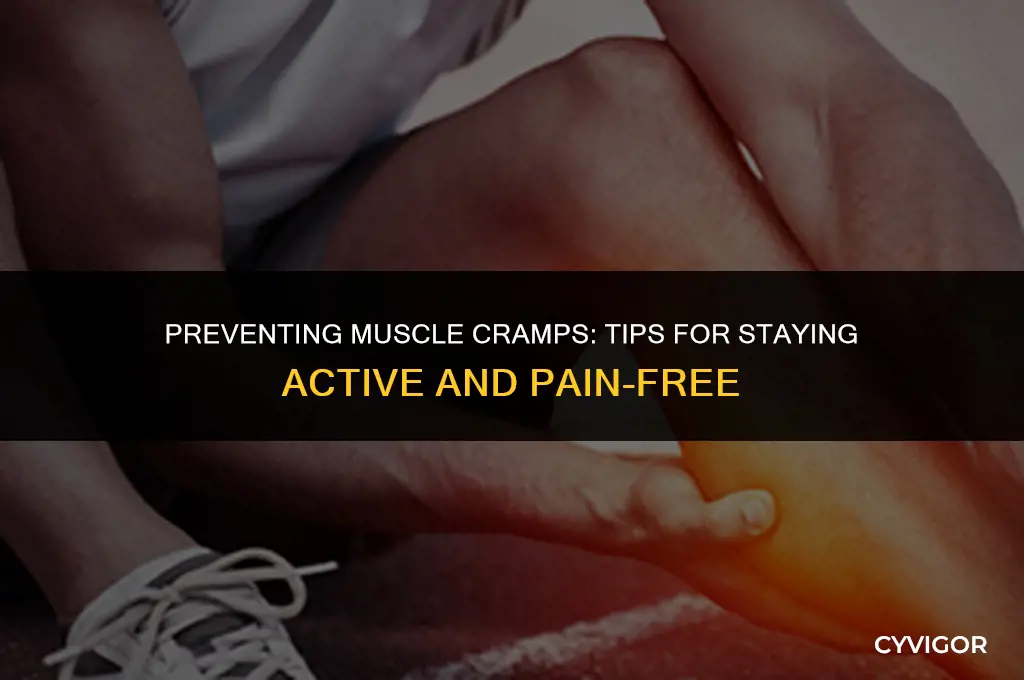 how to avoid muscle cramps