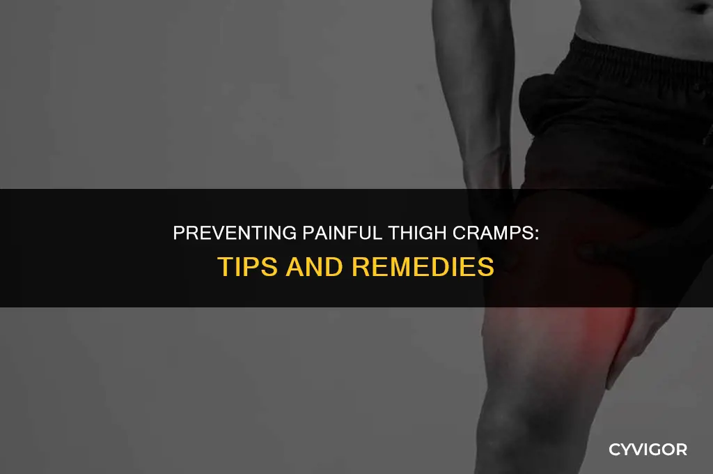 how to avoid severe thigh muscle cramps