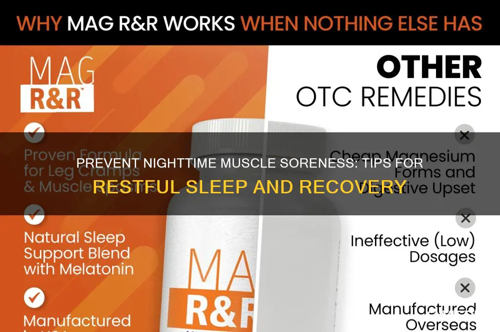 how to avoid sore muscles at night