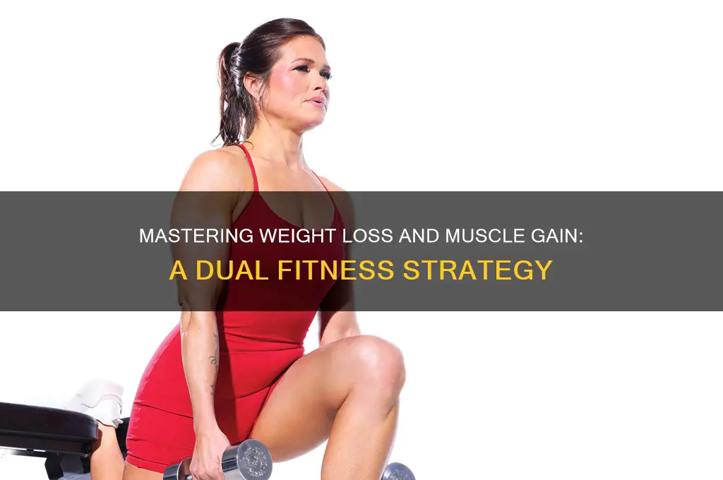how to balance losing weight with gaining muscle