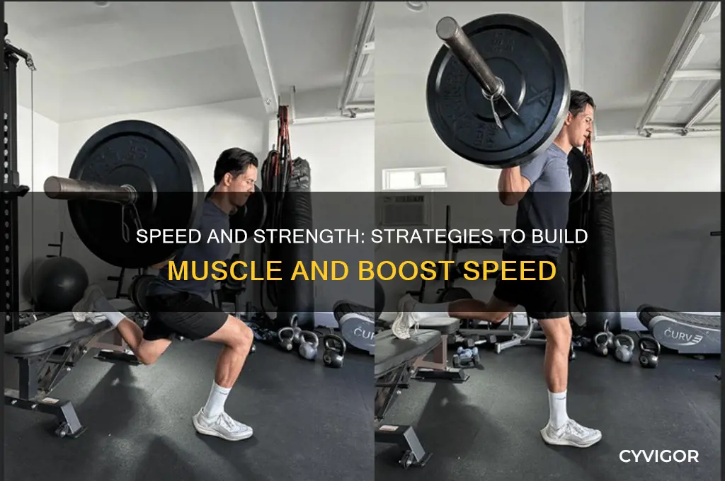 how to become faster while gaining muscle