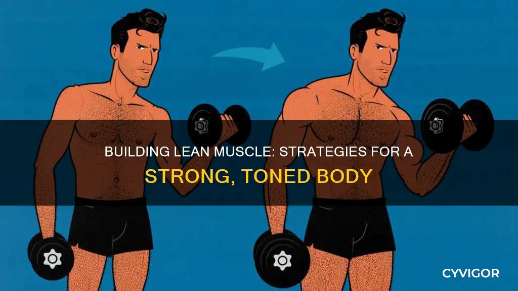 how to become lean muscled
