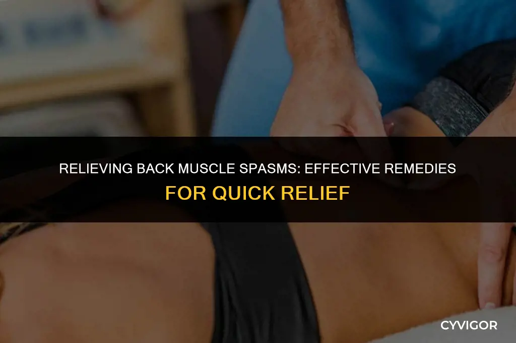 how to best soothe a tweaked back muscle