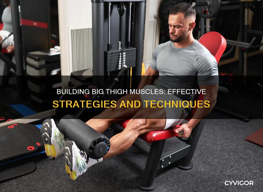 how to big thigh muscles
