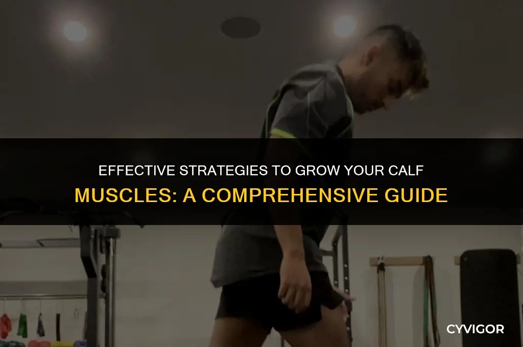 how to bigger calf muscles