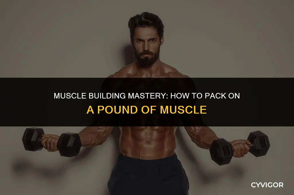 how to build a pound of muscle