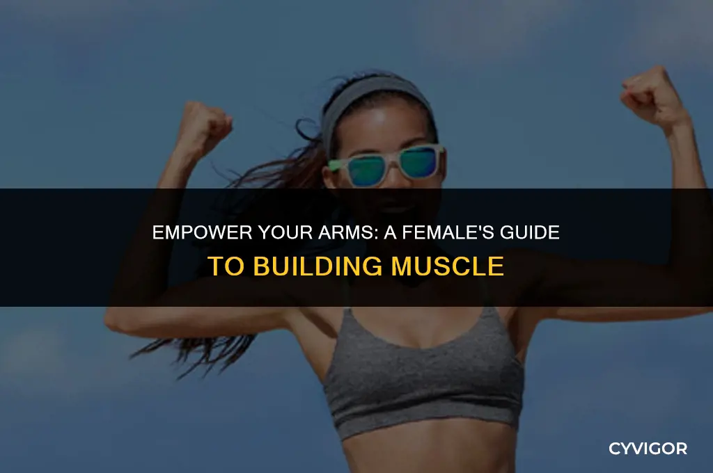 how to build arm muscle for female