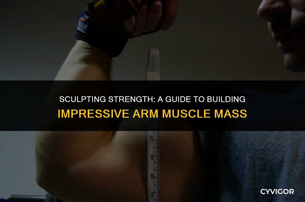 how to build arm muscle mass