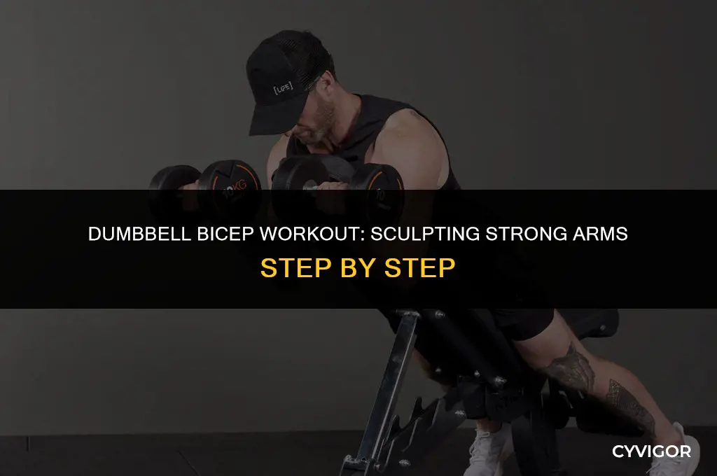 how to build bicep muscle with dumbbells
