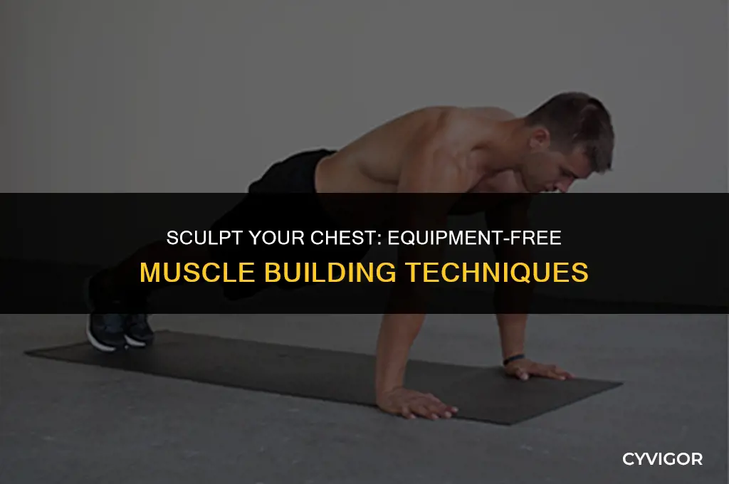 how to build chest muscles without equipment