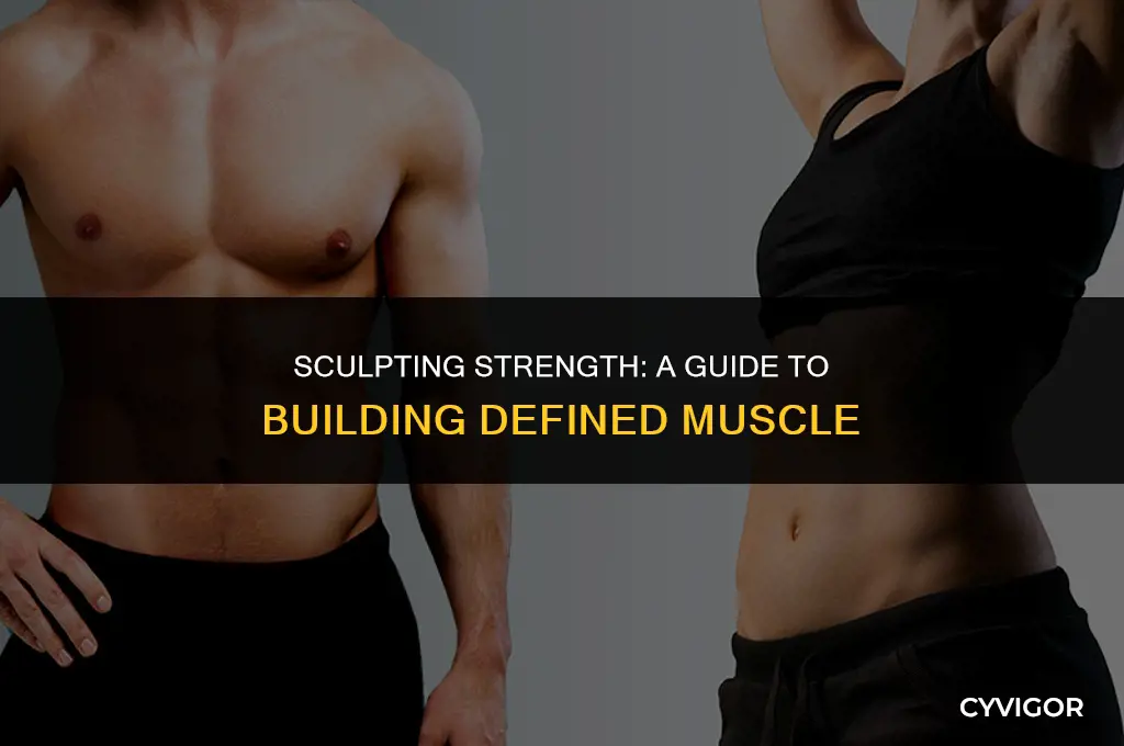 how to build defined muscle