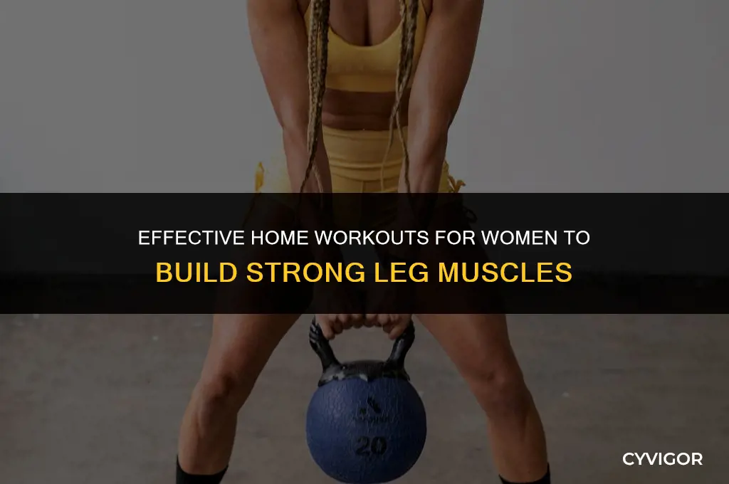 how to build leg muscle at home female