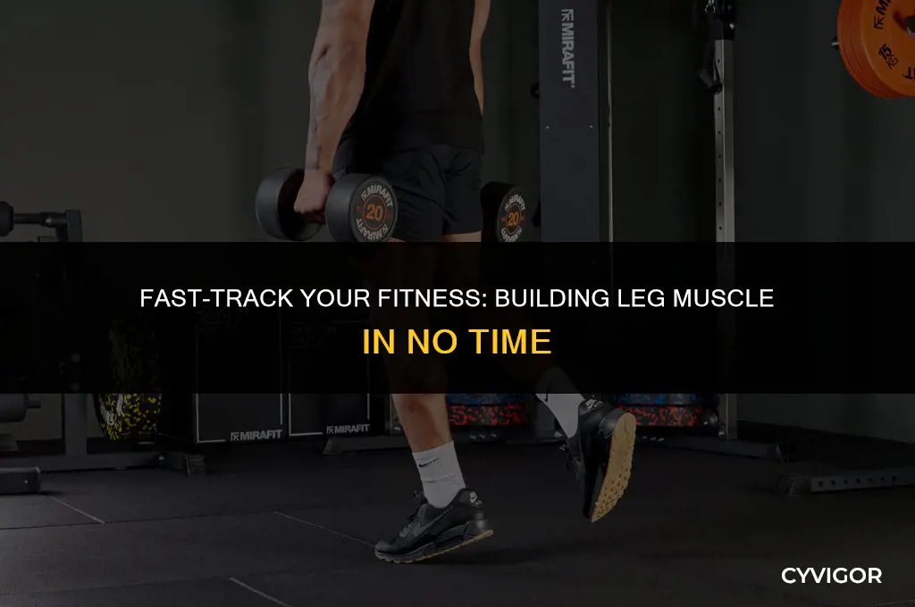 how to build leg muscle quickly