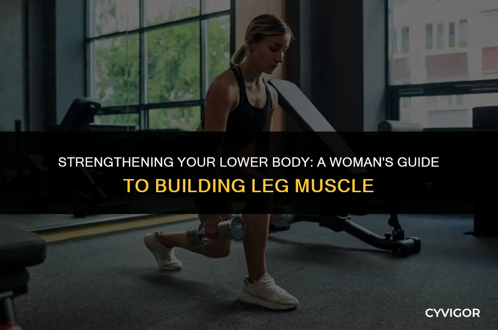 how to build leg muscle women
