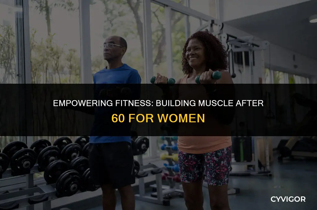 how to build muscle after 60 female