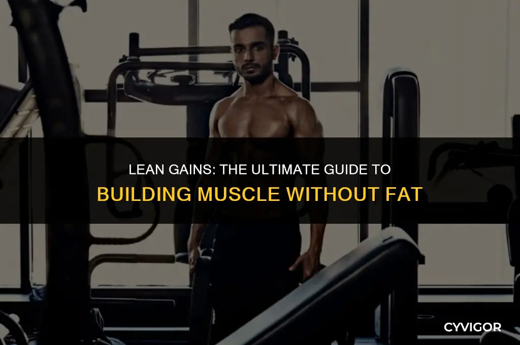 how to build muscle and not fat