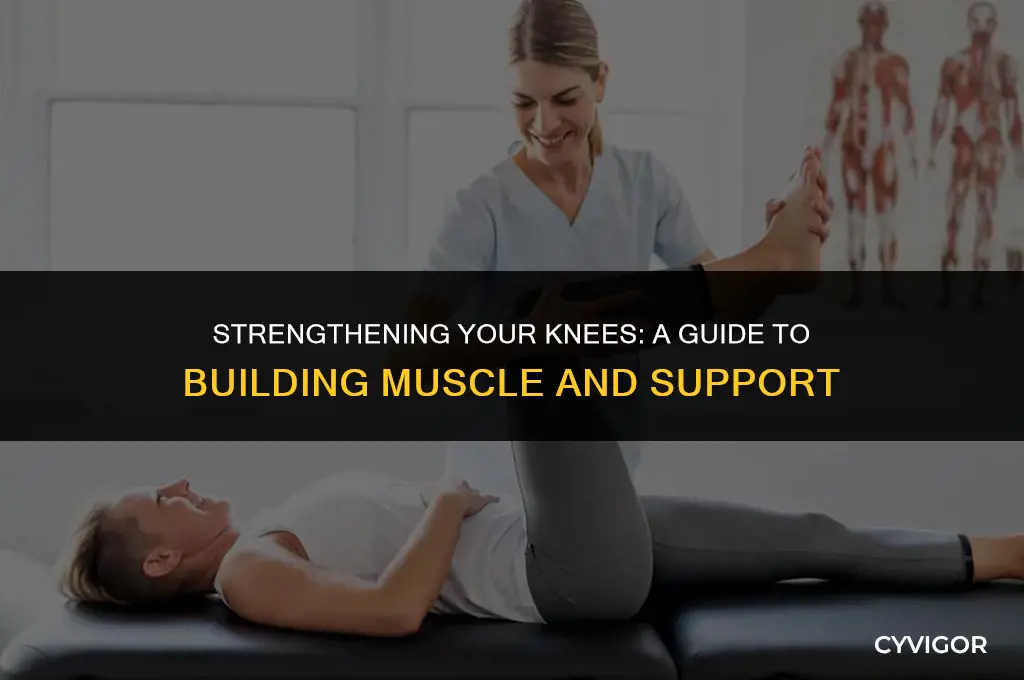 how to build muscle around knee